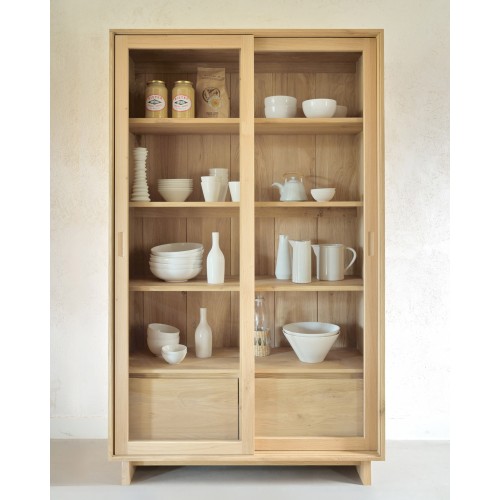 Vitrina Wave Roble 2
