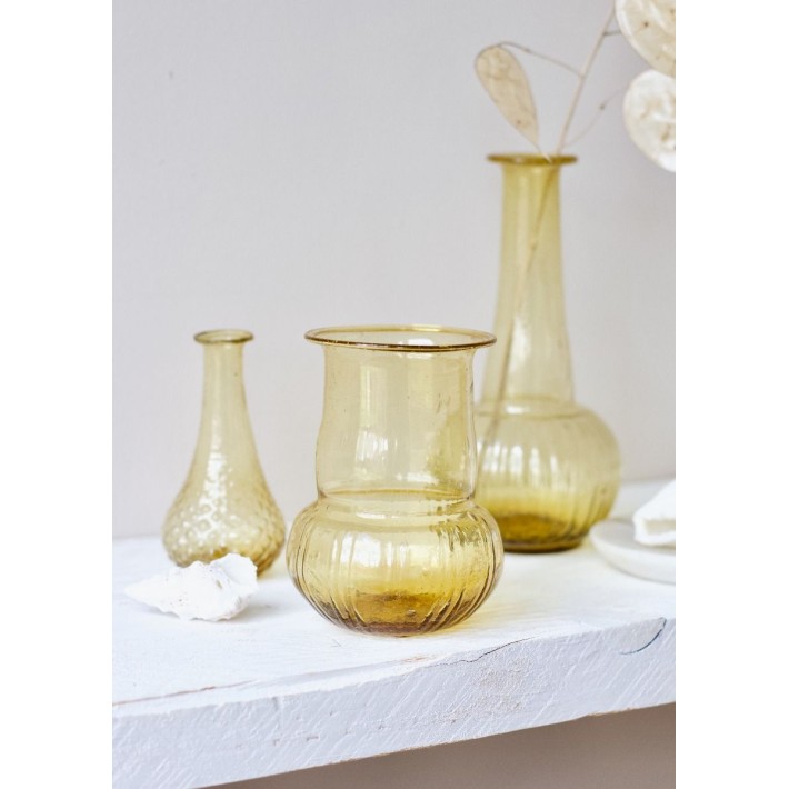 Vaso de Vidrio Reciclado Light Gold