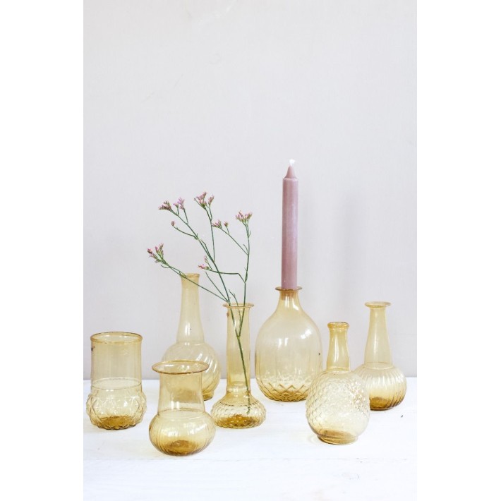 Vaso de Vidrio Reciclado Gold