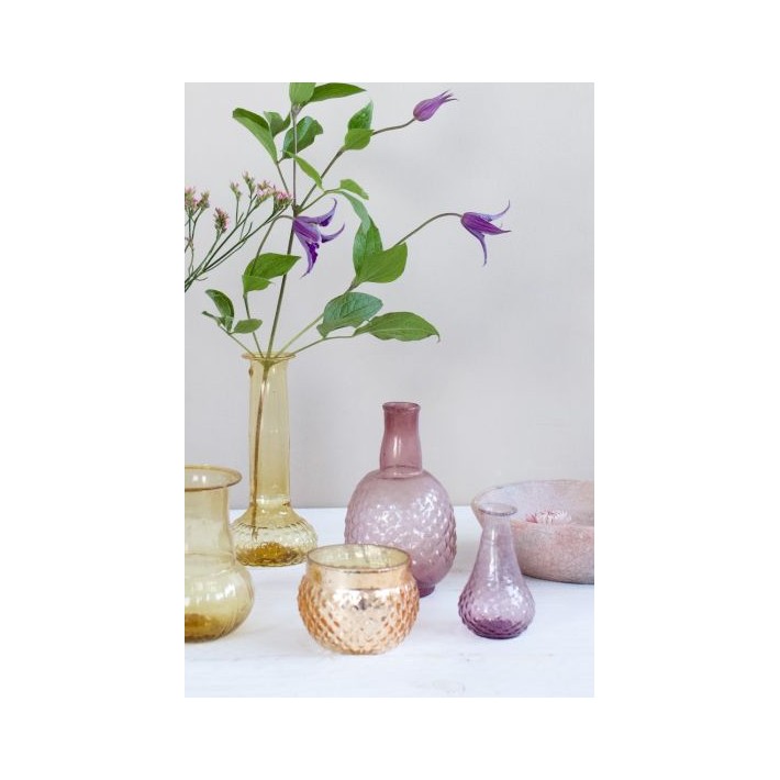 Vaso de Vidrio Reciclado Purple