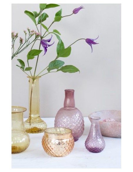 Vaso de Vidrio Reciclado Purple