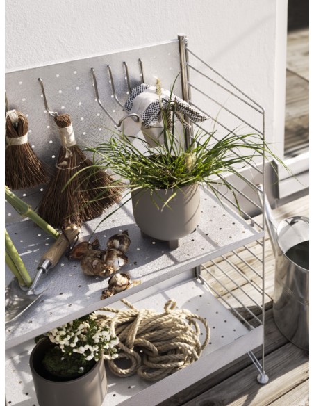 String estantería autoportante galvanizada doble