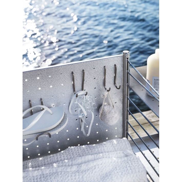 String estantería autoportante galvanizada doble