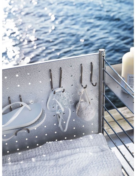 String estantería autoportante galvanizada doble