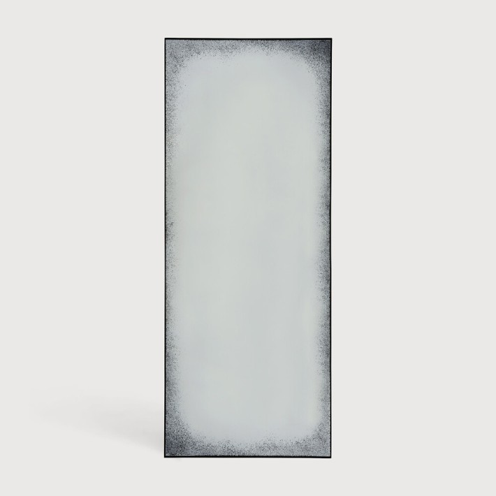 Espejo de piso transparente