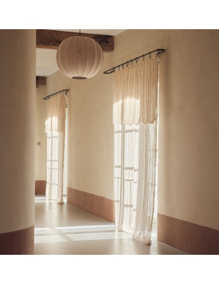 Plaid Vice Versa Washed Linen Bayadere Nuage