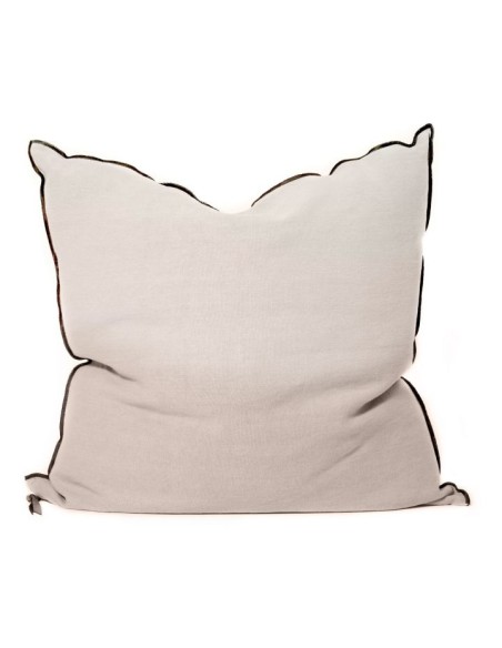 Cojín Vice Versa Black Lino FiorediLatte