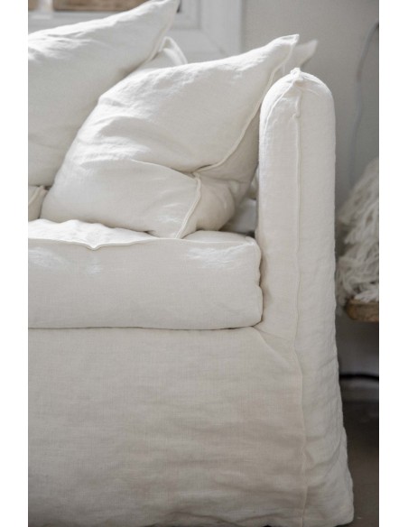 Sofá Cloud Lino Blanco 115cm