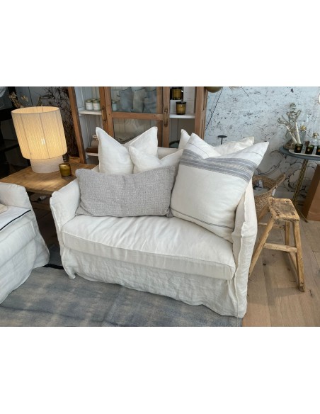 Sofá Cloud Lino Blanco 115cm