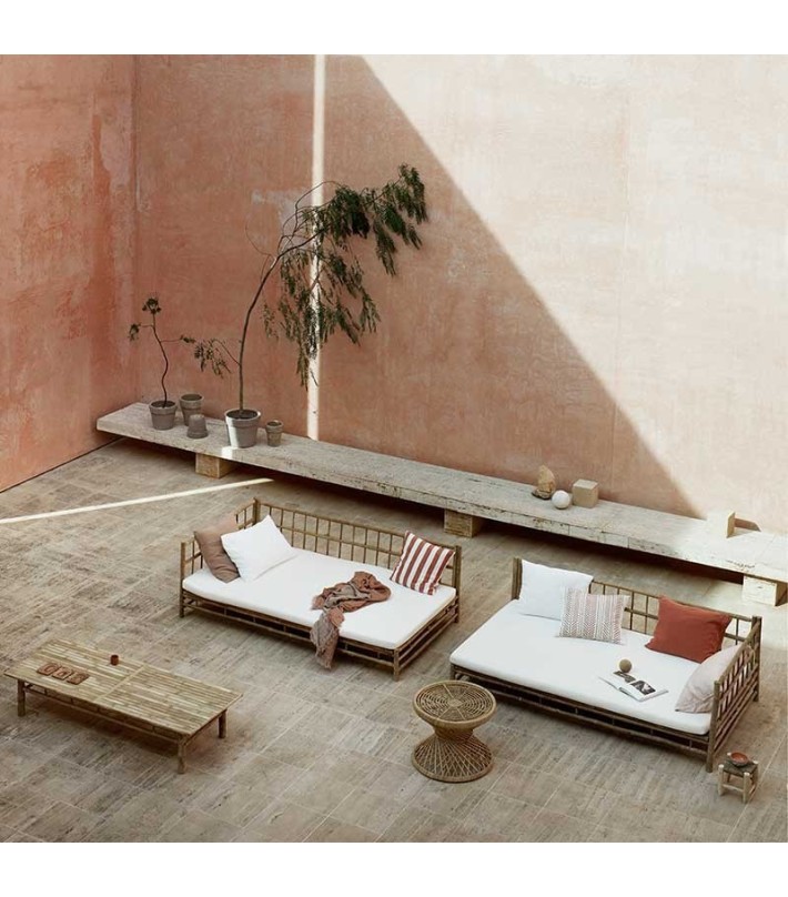 Mesa Palm ratán Ø80cm