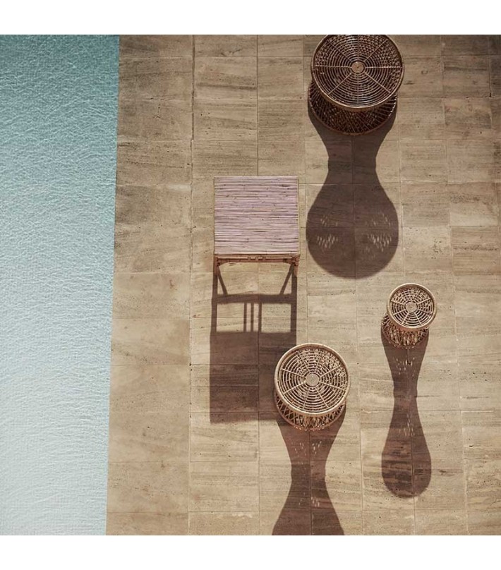 Mesa Palm ratán Ø80cm