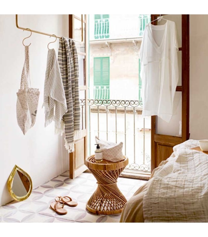 Mesa Palm ratán Ø80cm