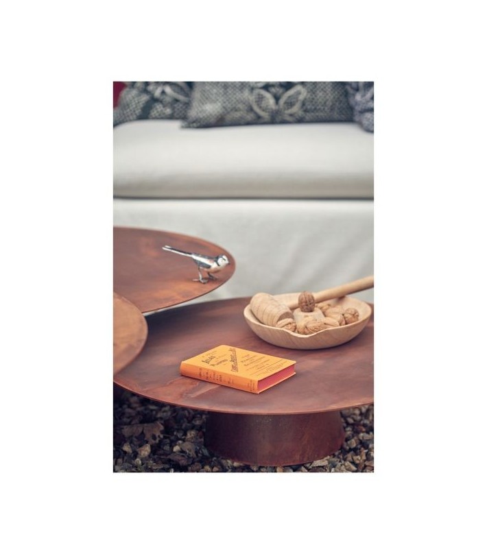 Mesa centro Wabi Sabi Acero Oxidado