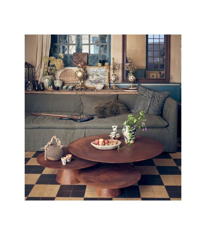 Mesa centro Wabi Sabi Acero Oxidado