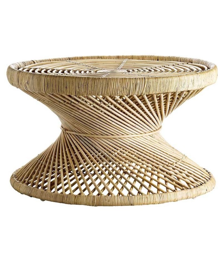Mesa Palm ratán Ø80cm