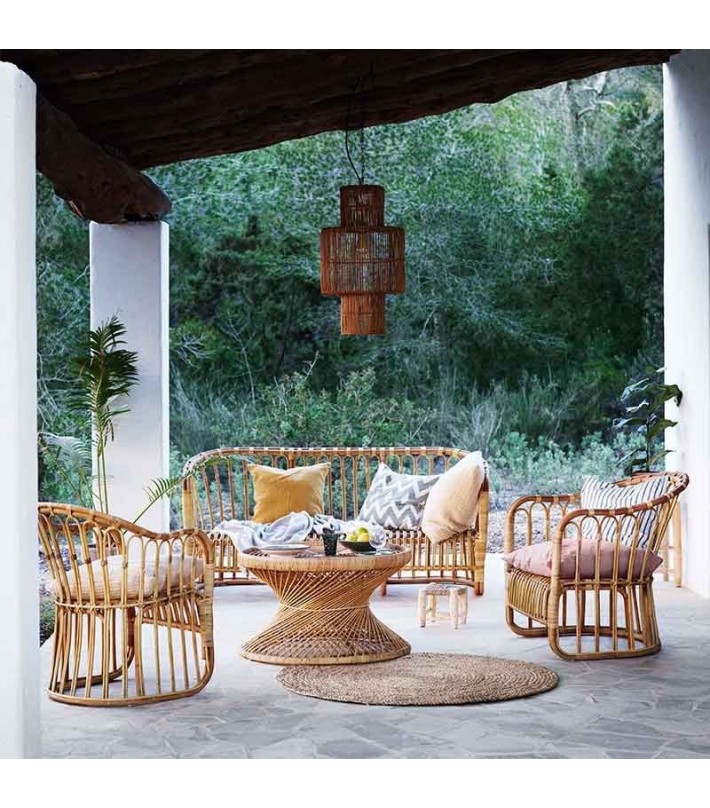 Pantalla Bird, ratán