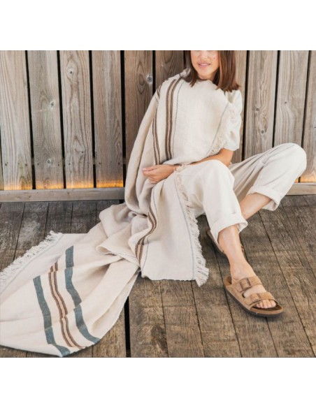 Vourkari Coverlet Stripe
