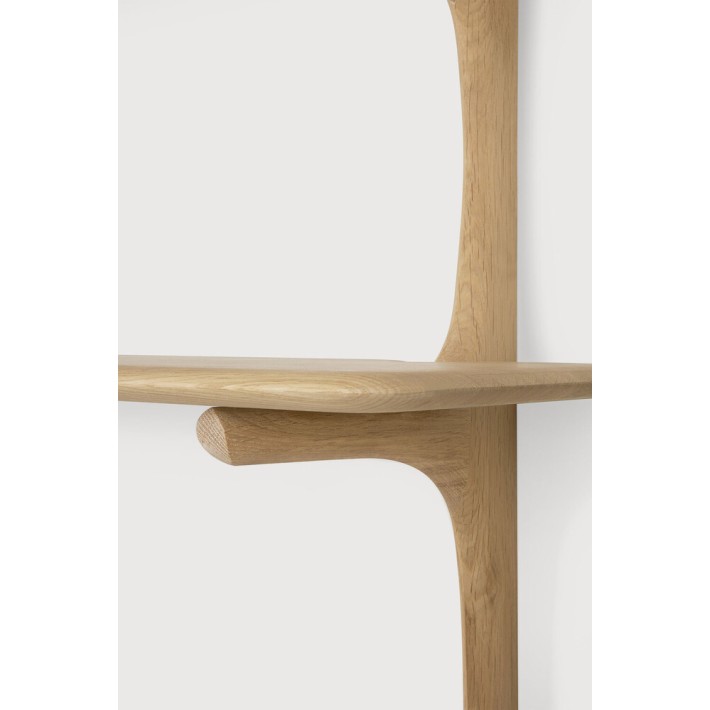 Estantería de pared Pi 3 estantes Roble