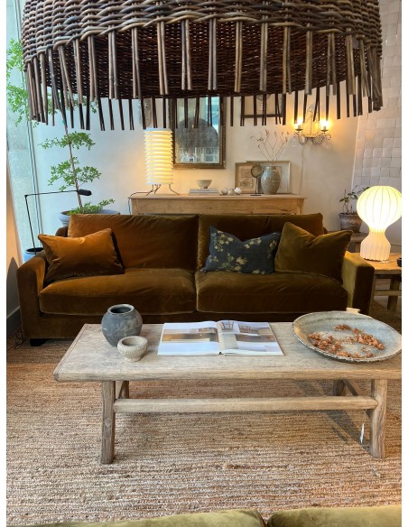 Sofá Velvet Fijo Terciopelo 240