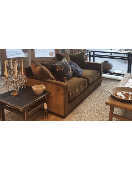 Sofá Velvet Terciopelo C/Cojines 186