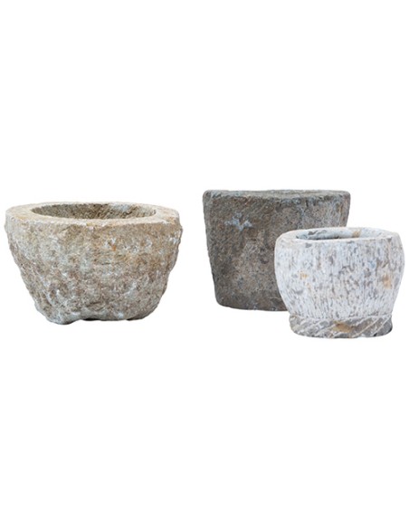 Mortero de Piedra Vintage