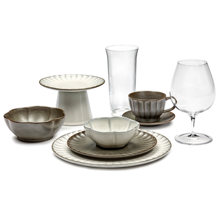 Cake Stand M White Inku