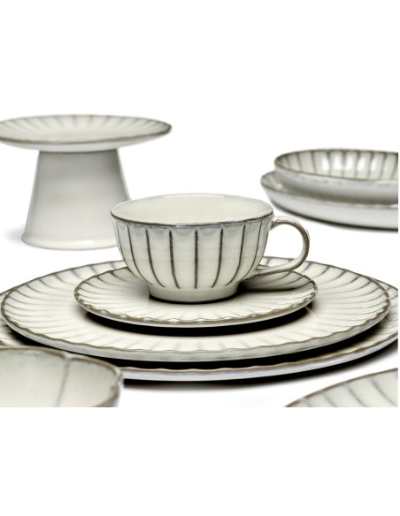 Cake Stand M White Inku