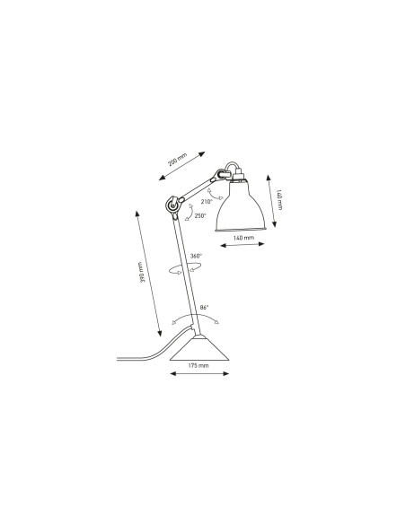 Lámpara Gras Nº 205 Table