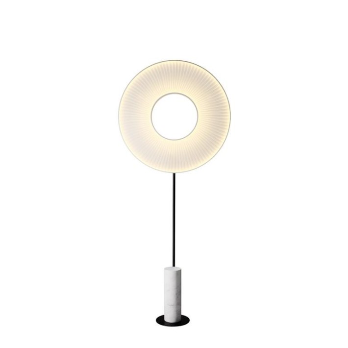 Lámpara de pie, Iris Totem 60, Mármol
