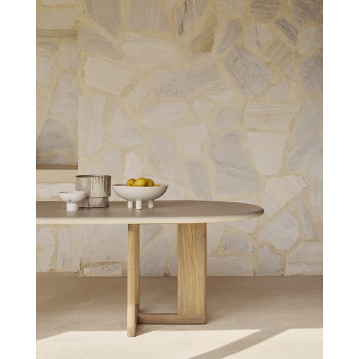 Mesa de jardín Trestle