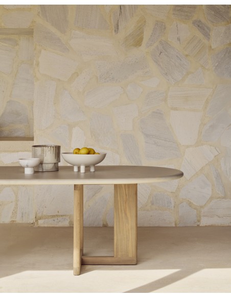 Mesa de jardín Trestle