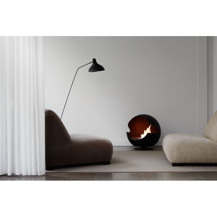 Chimenea Globe Vauni Black