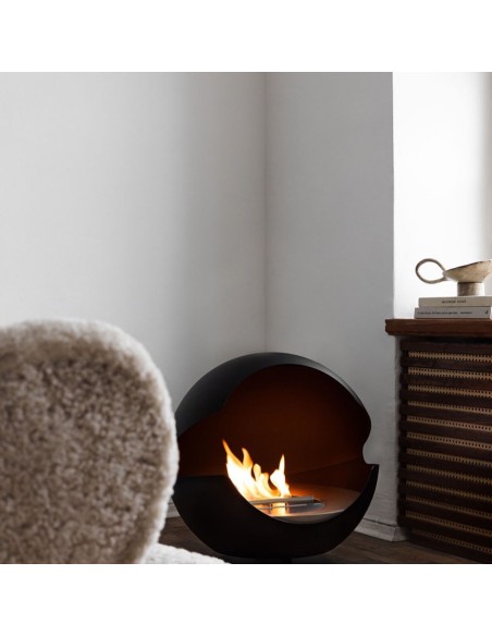 Chimenea Globe Vauni Black