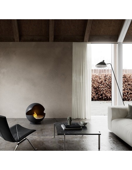 Chimenea Globe Vauni Black