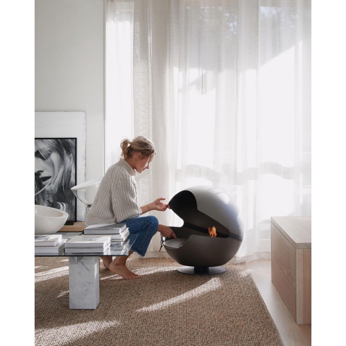 Chimenea Globe Vauni Black