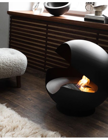 Chimenea Globe Vauni Black