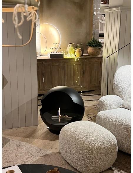 Chimenea Globe Vauni Black