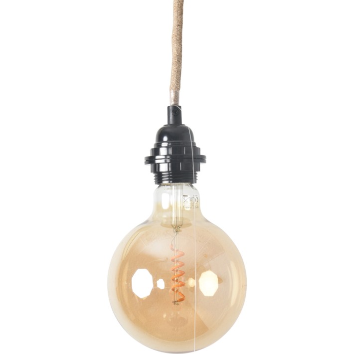 Bombilla LED decorativa Globe Ambre