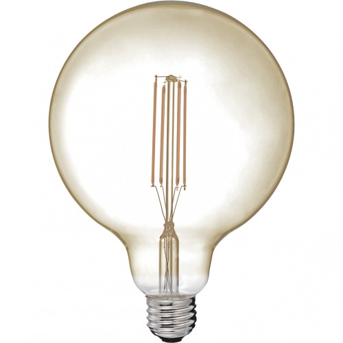 Bombilla LED decorativa Globe Ambre