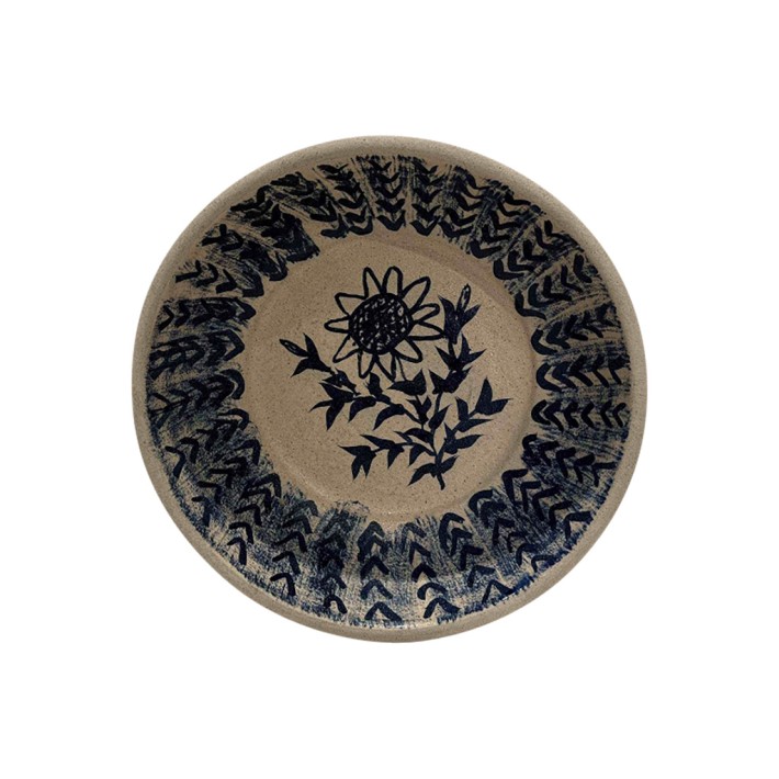 Plato de cerámica Flarou Bleu