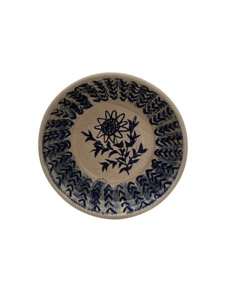 Plato de cerámica Flarou Bleu