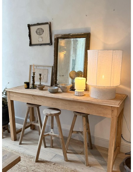 Lámpara de sobremesa Boule Naturelle PM