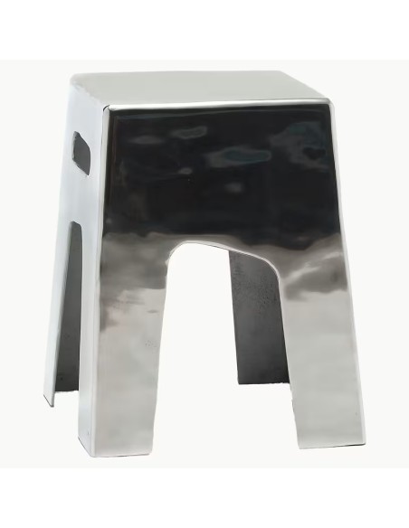 Mesa de centro aluminio alta