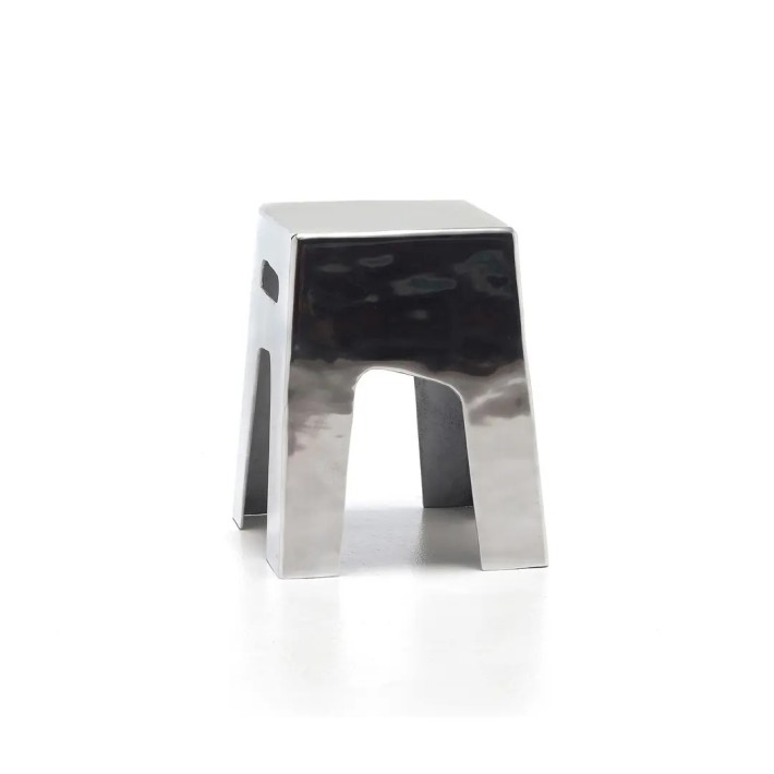 Mesa de centro aluminio alta