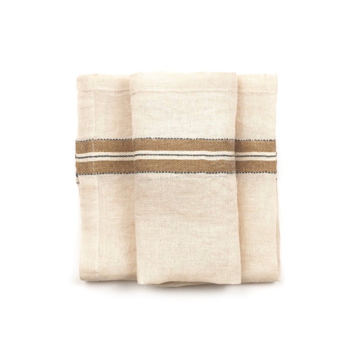 Servilleta de lino Perry – Multi Stripe