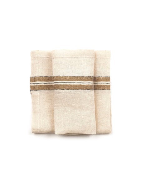 Servilleta de lino Perry – Multi Stripe