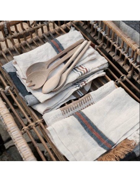 Servilleta de lino Perry – Multi Stripe