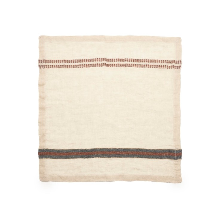 Servilleta de lino Perry – Railroad Stripe