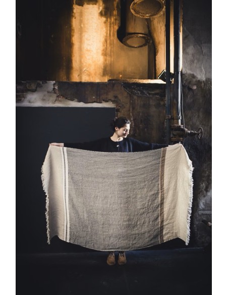 The Belgian Towel – Beeswax Stripe