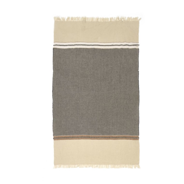 Toalla de playa Fouta - Beeswax Stripe